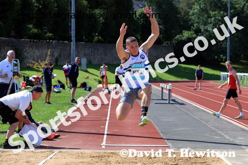 Decathlon long jump, 2025 EAP International Combined Events, Hexham, Northumberland.  Photo: David T. Hewitson/Sports for All Pics